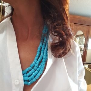 SOLD Beeded necklace